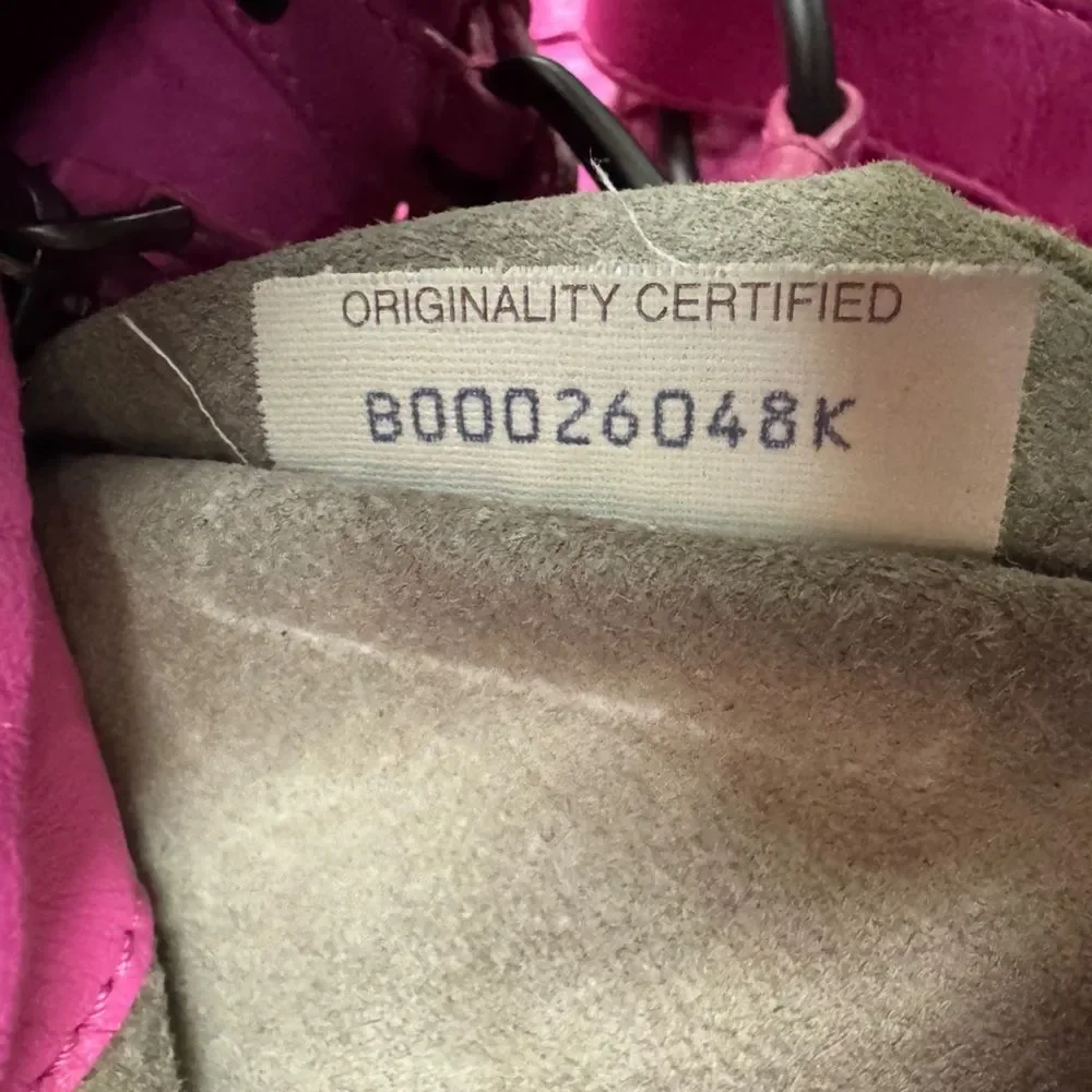 Bottega Veneta Barbie Pink Intreciatto Woven Parachute Leather Shoulder Hobo Bag